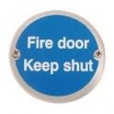 Doorspek 76mm Stainless Steel Signage Disks