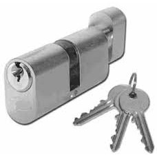 Doorspek Budget Ovalprofile Cylinder and Turns